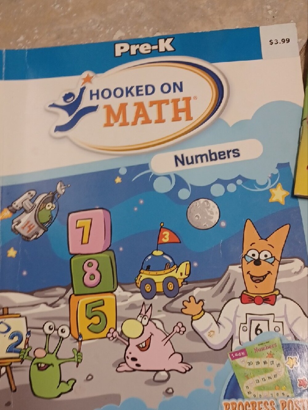 Hooked on Math Pre-K Numbers Workbook - Blue - Picture 4 of 5